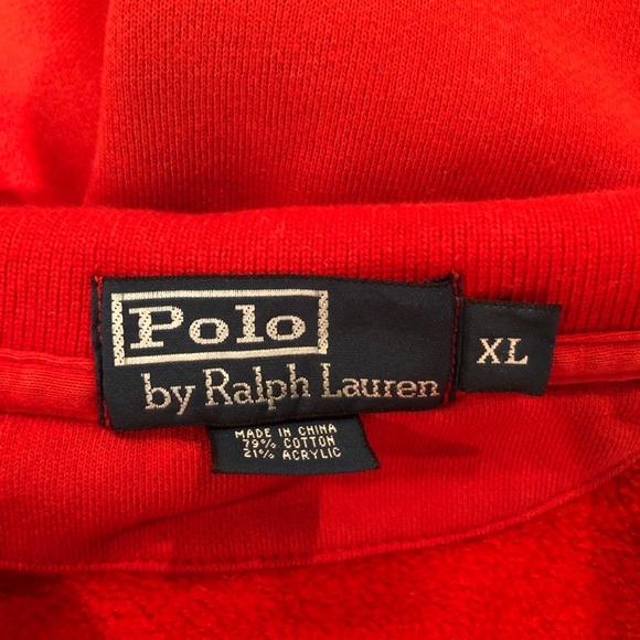 Rare Polo by Ralph Lauren fleece lined polo shirt - Picture 3 of 8